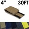 Electriduct Carpet Cable Cover, 30 ft L, 4 in W, 1 Channel, Nylon, Taupe CC-SC-4-30-TP - alternate 1